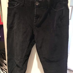 Banana Republic black corduroy slacks